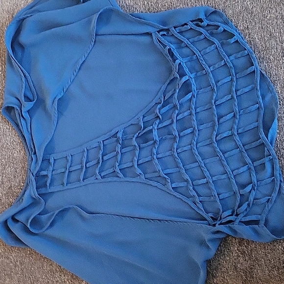 Womens top. Navy blue . Size M - Picture 3 of 3